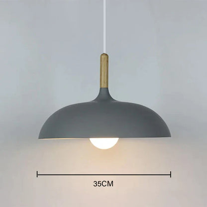 LumièreNordique - Lampe Plafond en Chêne Scandinave