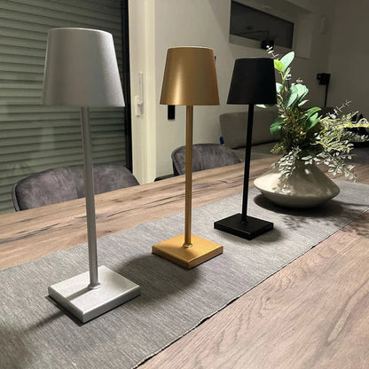 Léa - Lampe de table rechargeable sans fil avec autonomie de 28 heures