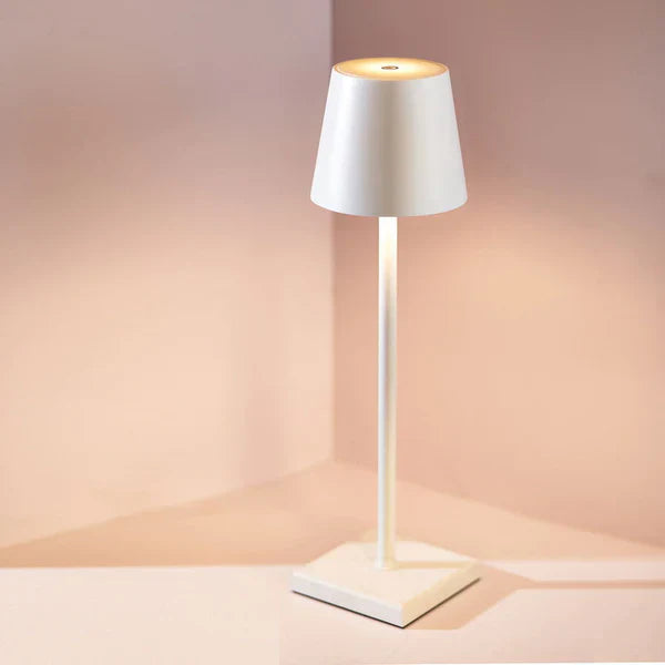 Léa - Lampe de table rechargeable sans fil avec autonomie de 28 heures