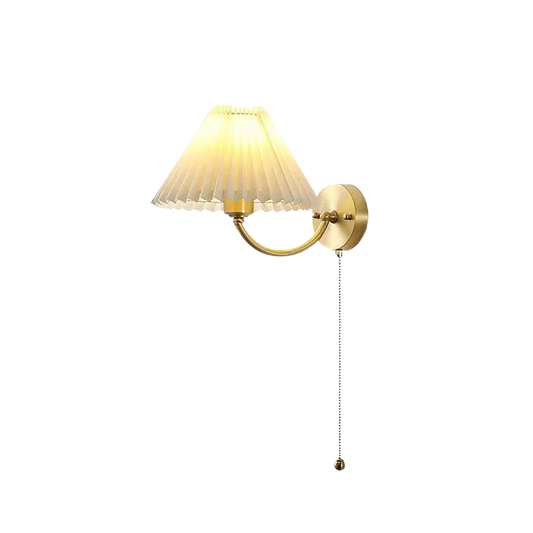 De Gouden Paraplu - Lampe murale élégante en or avec un design intemporel