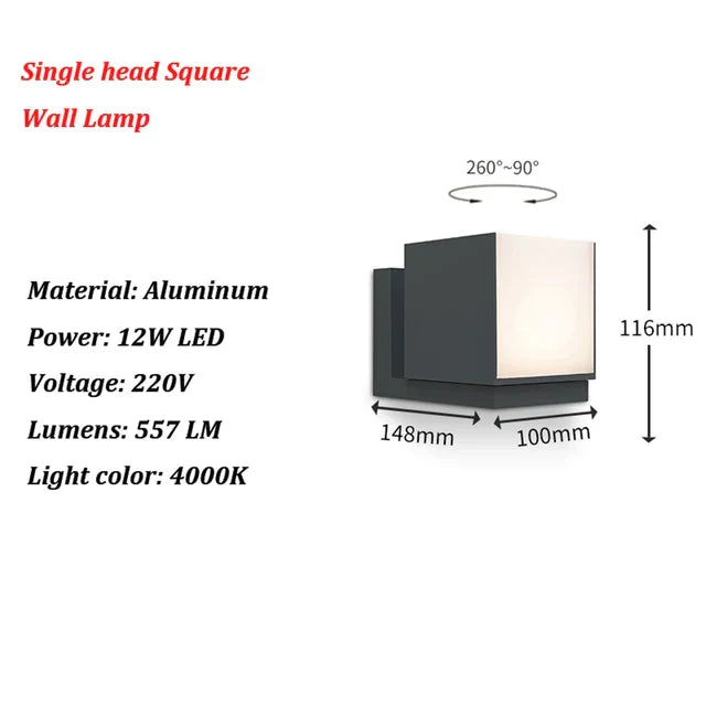 AquaSeal - Applique Murale LED Étanche