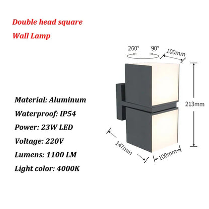 AquaSeal - Applique Murale LED Étanche