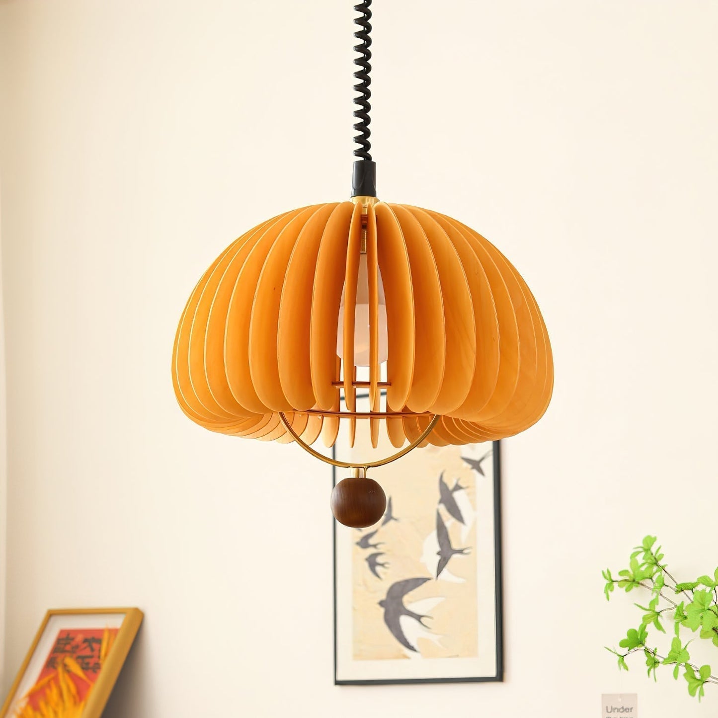 Suspension Moderne Ajustable - Design Citrouille