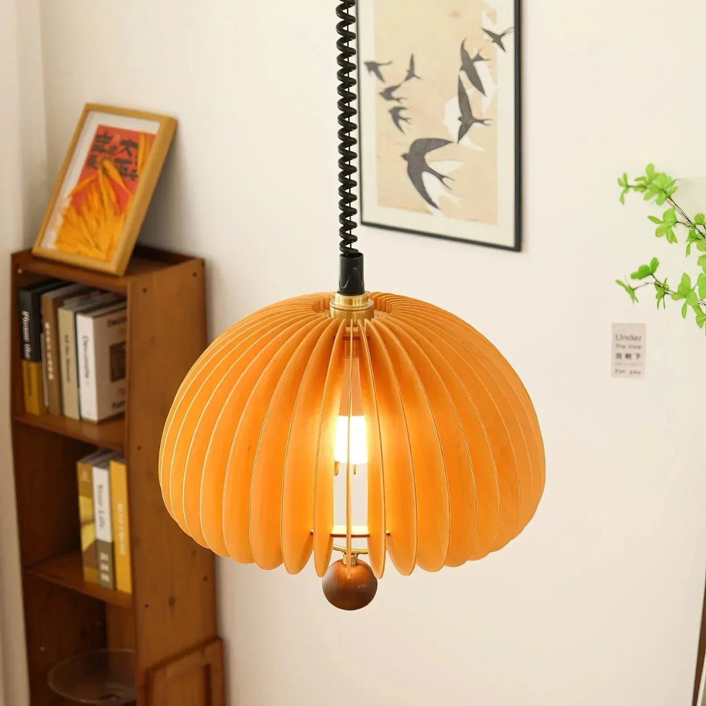 Suspension Moderne Ajustable - Design Citrouille