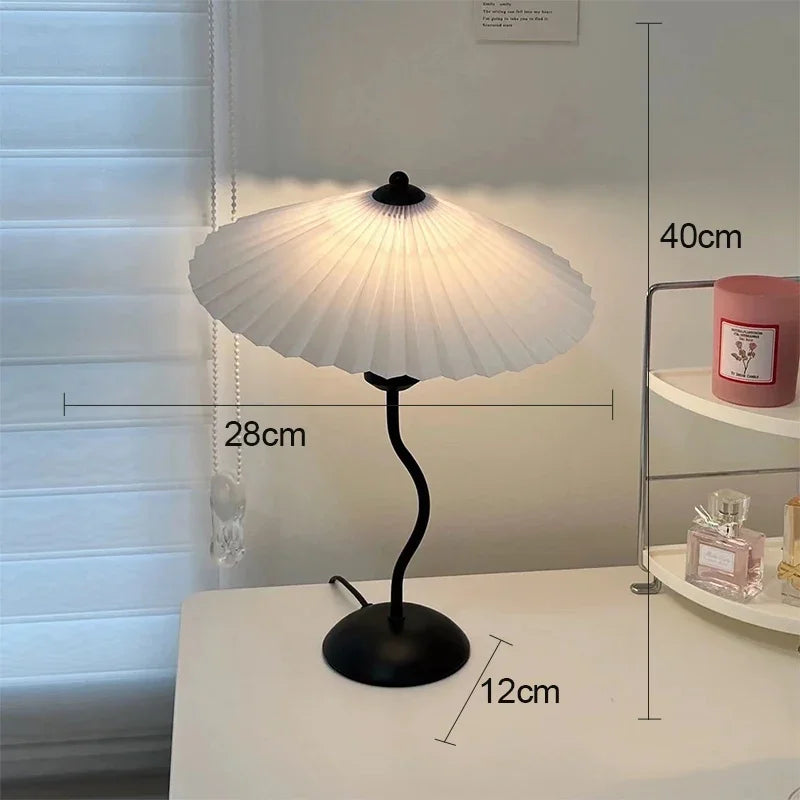 Nordique - Lampe de table rétro LED pour chambre, salon et décoration de bureau avec lumière nocturne