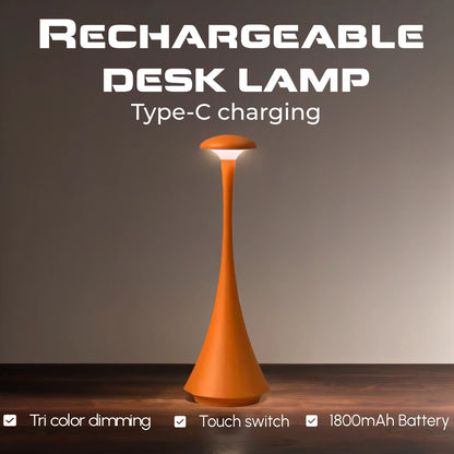 Mushroom - Lampe de table tactile à trois couleurs avec gradation et charge USB