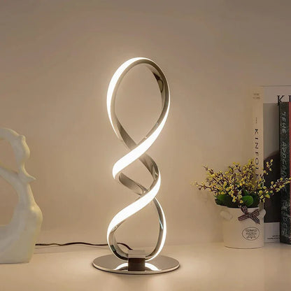 Lumière - Lampe de table moderne LED pour bureau, chambre et salon