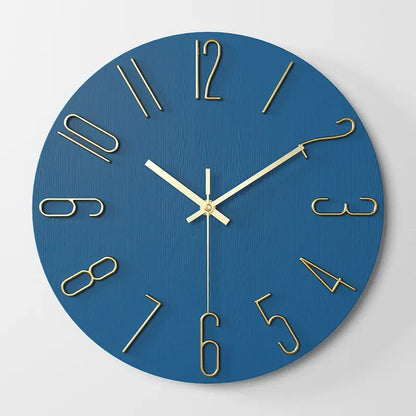 Horloge murale 3D créative en plastique pour salon - Horloge décorative moderne de 30 cm