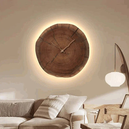 WoodTime | Horloge murale élégante au design naturel