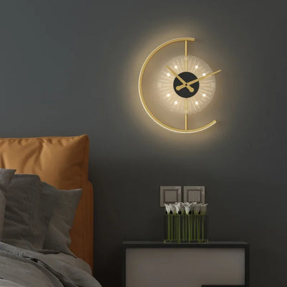 Zentime : horloge murale LED moderne avec design nordique élégant