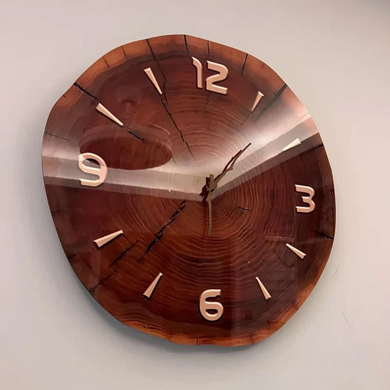 WoodTime | Horloge murale élégante au design naturel