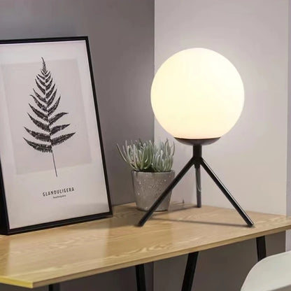 Lumière - Lampe de table en verre moderne pour chambre et salon, style nordique avec éclairage LED