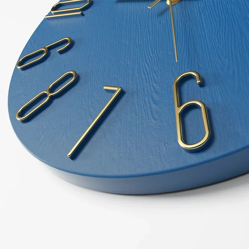 Horloge murale 3D créative en plastique pour salon - Horloge décorative moderne de 30 cm