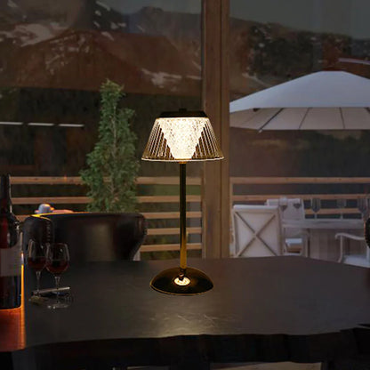 Lumière - Lampe de table LED créative en cristal avec chargement USB pour chambre et restaurant