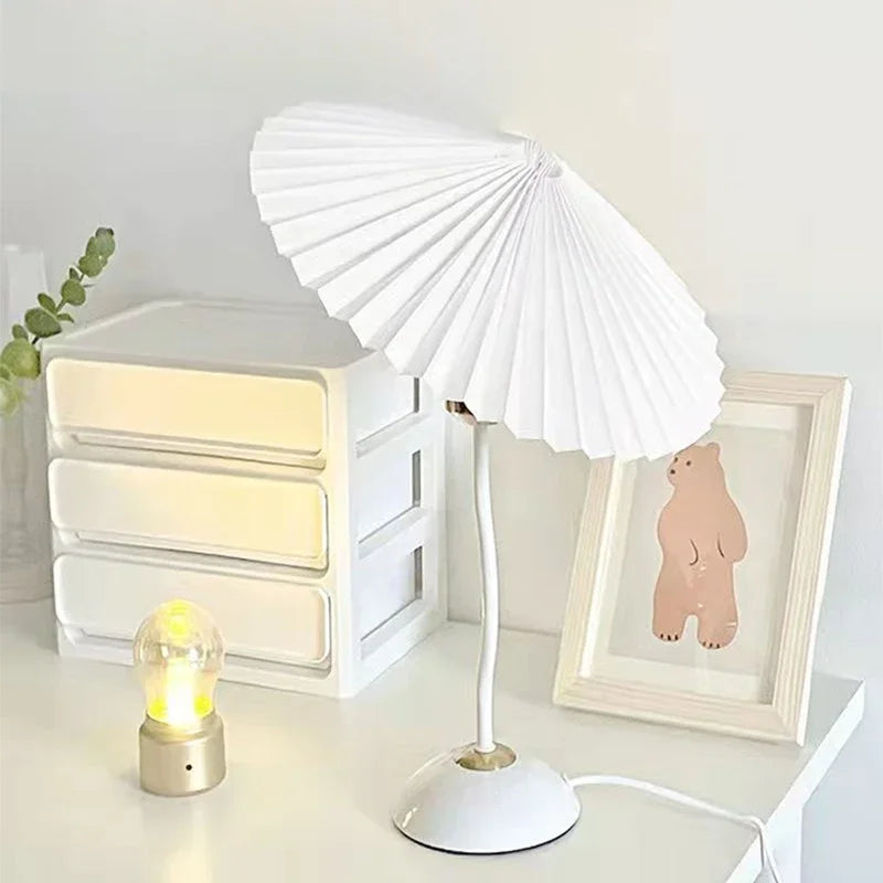 Nordique - Lampe de table rétro LED pour chambre, salon et décoration de bureau avec lumière nocturne