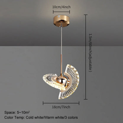 Dvolador - Suspension nordique en LED pour décoration intérieure et éclairage moderne