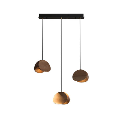 Sophie - Luminaire suspendu artistique en bois naturel pour une ambiance chaleureuse