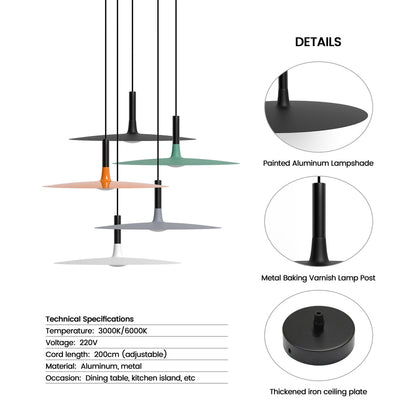 Suspension LED Plate Vink