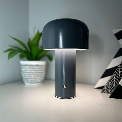 Sophie - Lampe champignon moderne et sans fil au design épuré