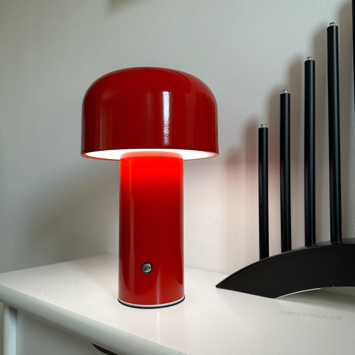 Sophie - Lampe champignon moderne et sans fil au design épuré