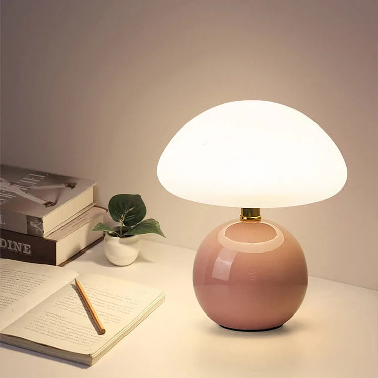 Lampe Champignon Élégante - Inspiration Bauhaus Stylée pour Votre Intérieur