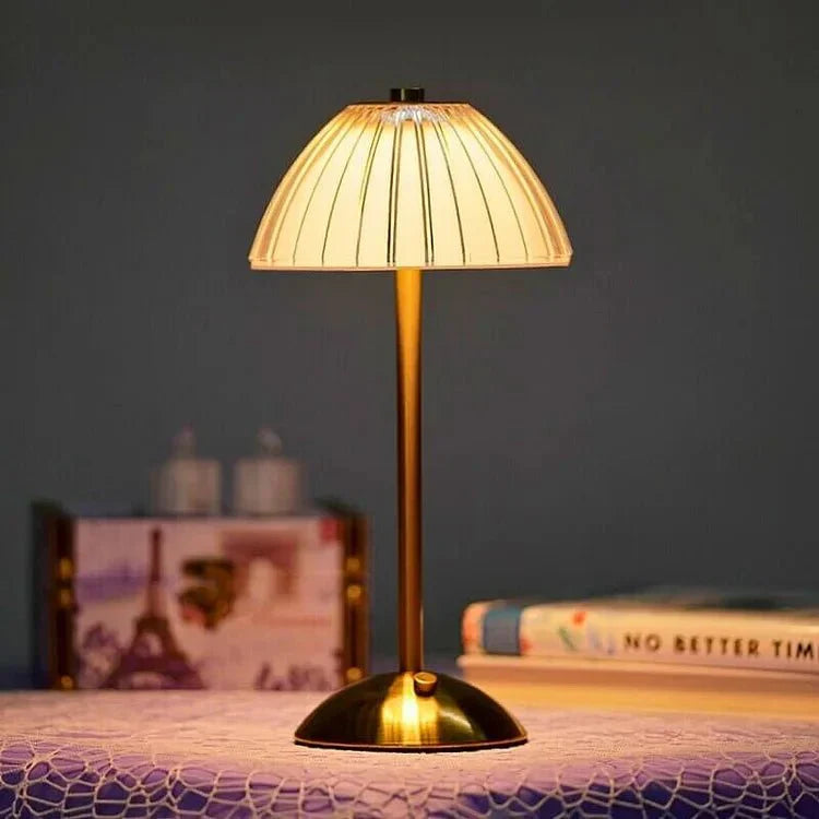 Lampe de table sans fil en cristal