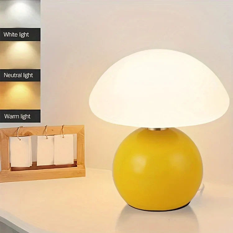 Lampe Champignon Élégante - Inspiration Bauhaus Stylée pour Votre Intérieur