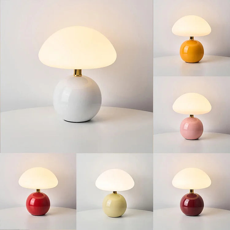 Lampe Champignon Élégante - Inspiration Bauhaus Stylée pour Votre Intérieur