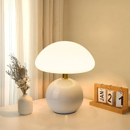 Lampe Champignon Élégante - Inspiration Bauhaus Stylée pour Votre Intérieur