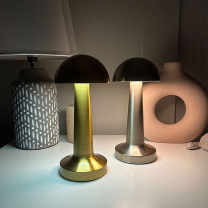 Léa - Lampe de table moderne et sans fil en forme de dôme avec modes d'éclairage réglables