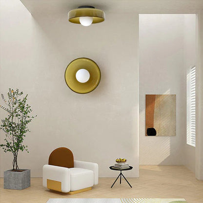 Lampe de Plafond Ronde Contemporaine