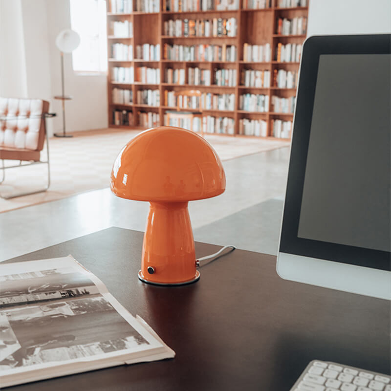 Lampe Champignon en Verre Envoûtante