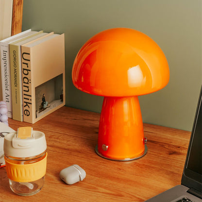 Lampe Champignon en Verre Envoûtante