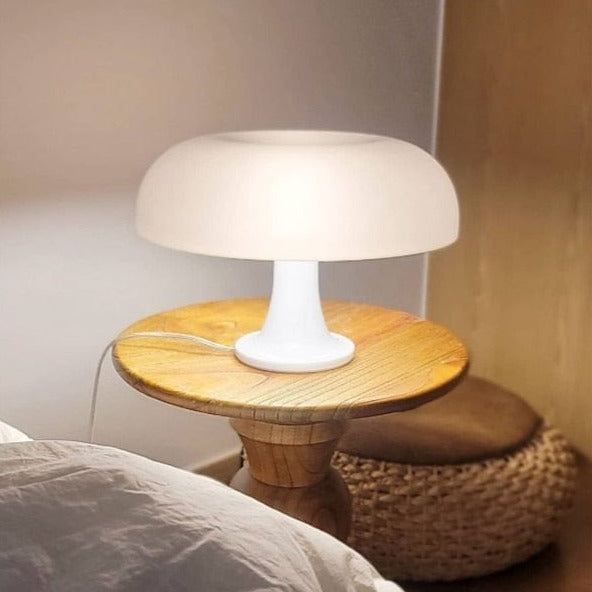 Lampe de table design Bauhaus en forme de champignon