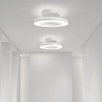 Élodie - Lustre moderne en fer avec éclairage LED pour couloir