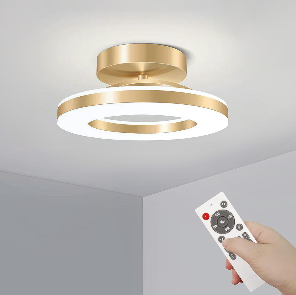 Élodie - Lustre moderne en fer avec éclairage LED pour couloir