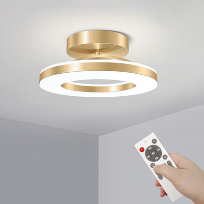 Élodie - Lustre moderne en fer avec éclairage LED pour couloir