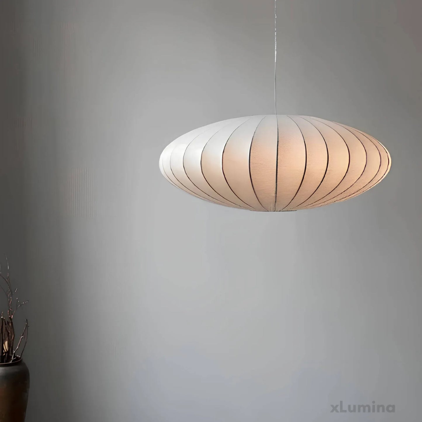 Lustre NovaLux en Soie - Élégance Opulente pour un Intérieur Raffiné