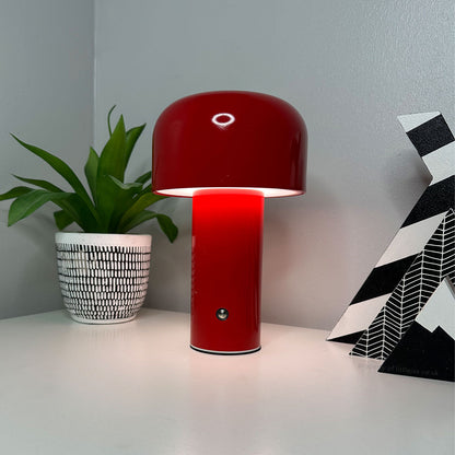 Sophie - Lampe champignon moderne et sans fil au design épuré