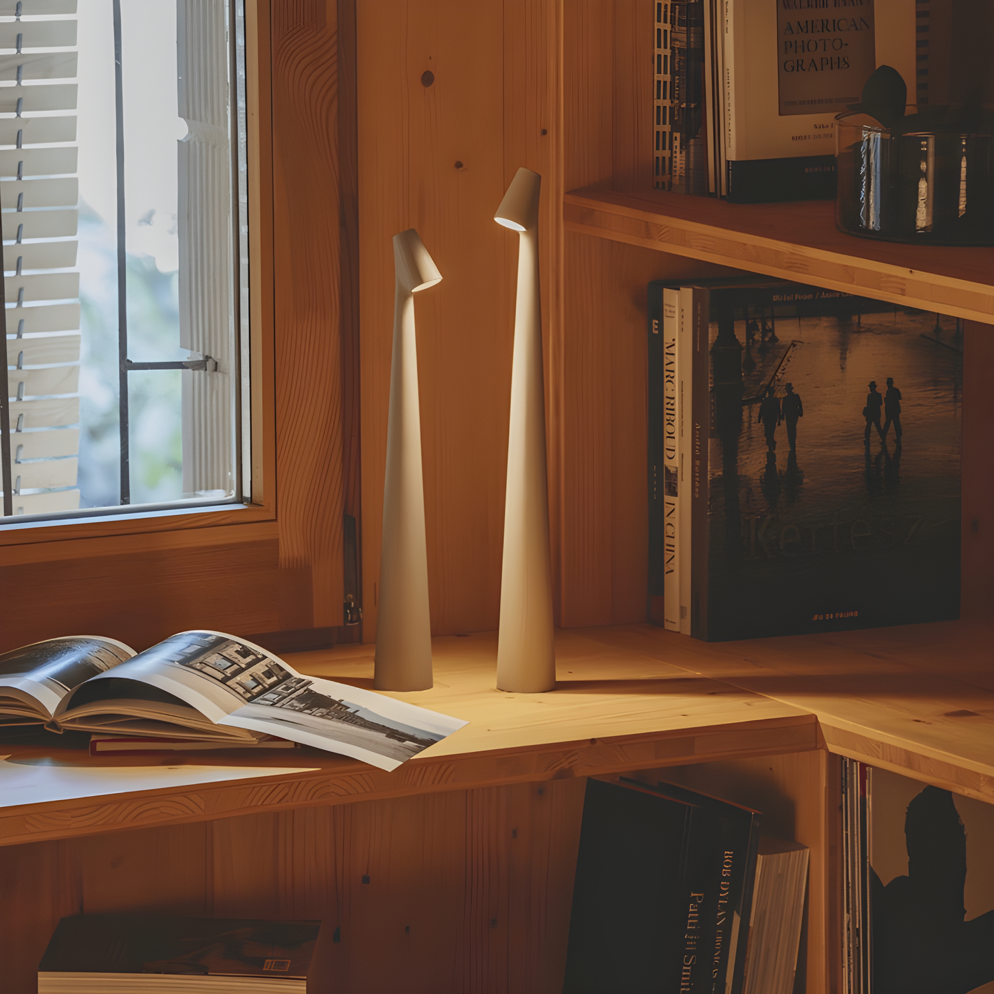 Lampe de Table LuminoFlex - Élégante LED Sans Fil à Contrôle Tactile