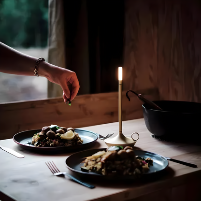 Lampe d'ambiance sans fil LuminaFlare à lumière de bougie