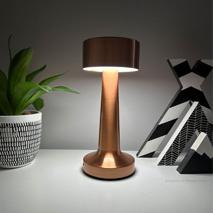 Léa - Lampe de table moderne sans fil avec éclairage ambiant adjustable