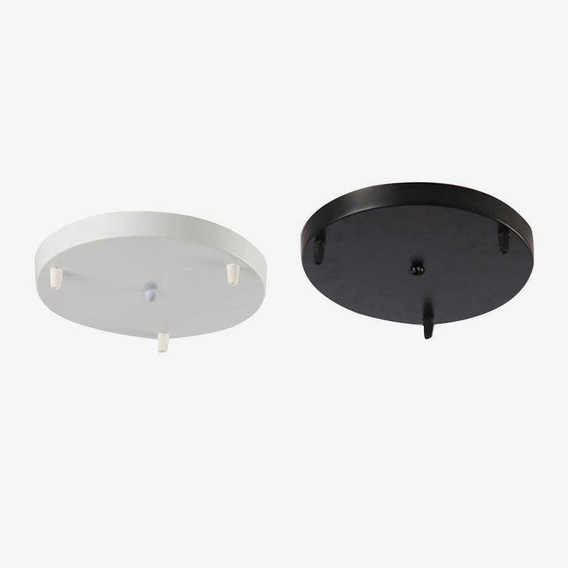 Support de suspension rond à 5 trous (disponible en noir ou blanc)