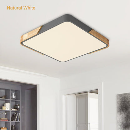 Léa - Luminaire encastré moderne LED en rectangle pour plafond