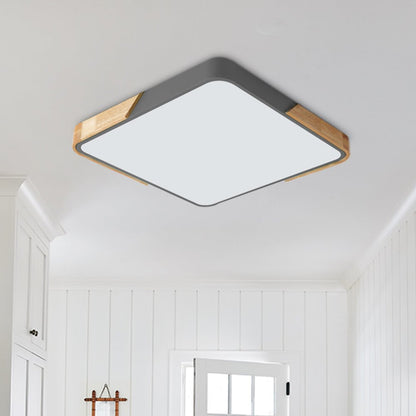 Léa - Luminaire encastré moderne LED en rectangle pour plafond