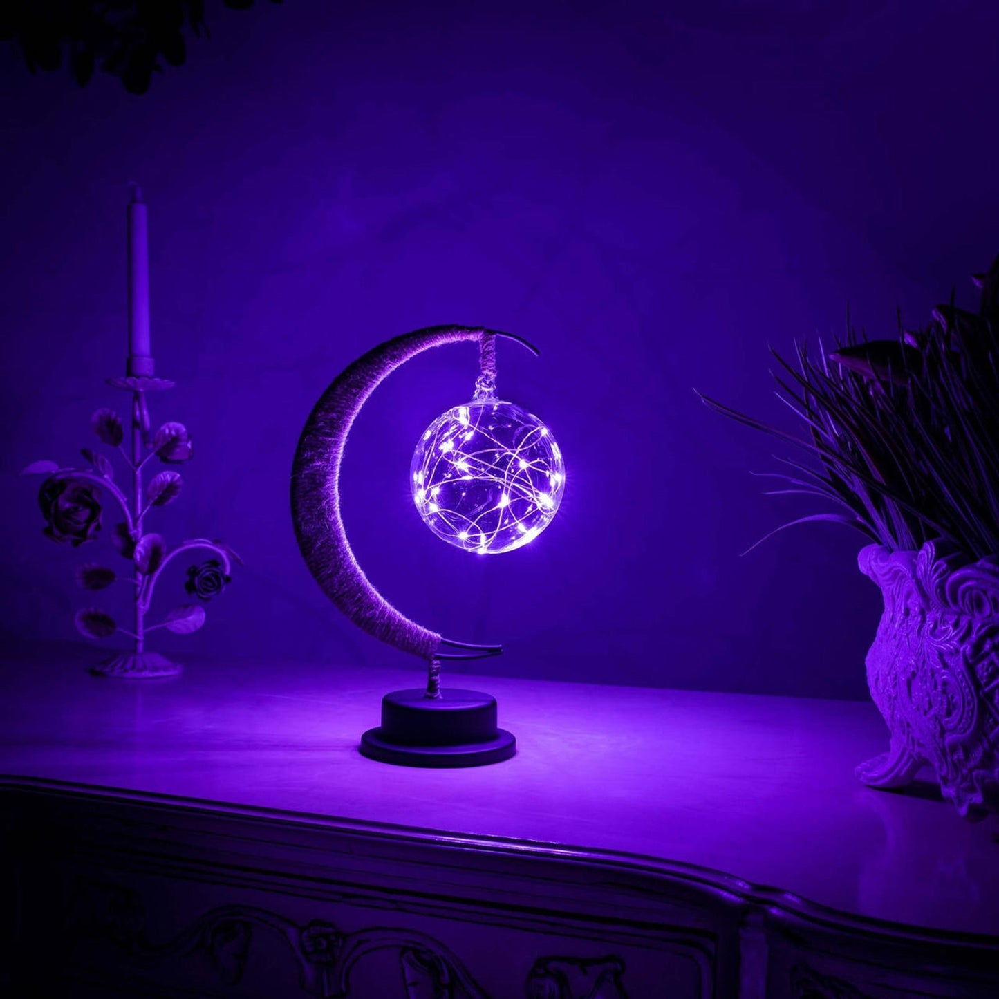 Lampe de Lune Enchantée – Lumière LED pour une Ambiance Rêveuse