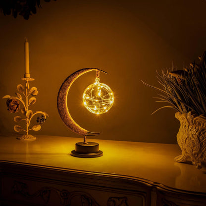 Lampe de Lune Enchantée – Lumière LED pour une Ambiance Rêveuse