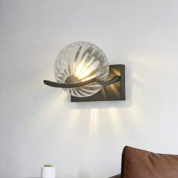 Chloé - Lampe murale LED en verre moderne avec design épuré