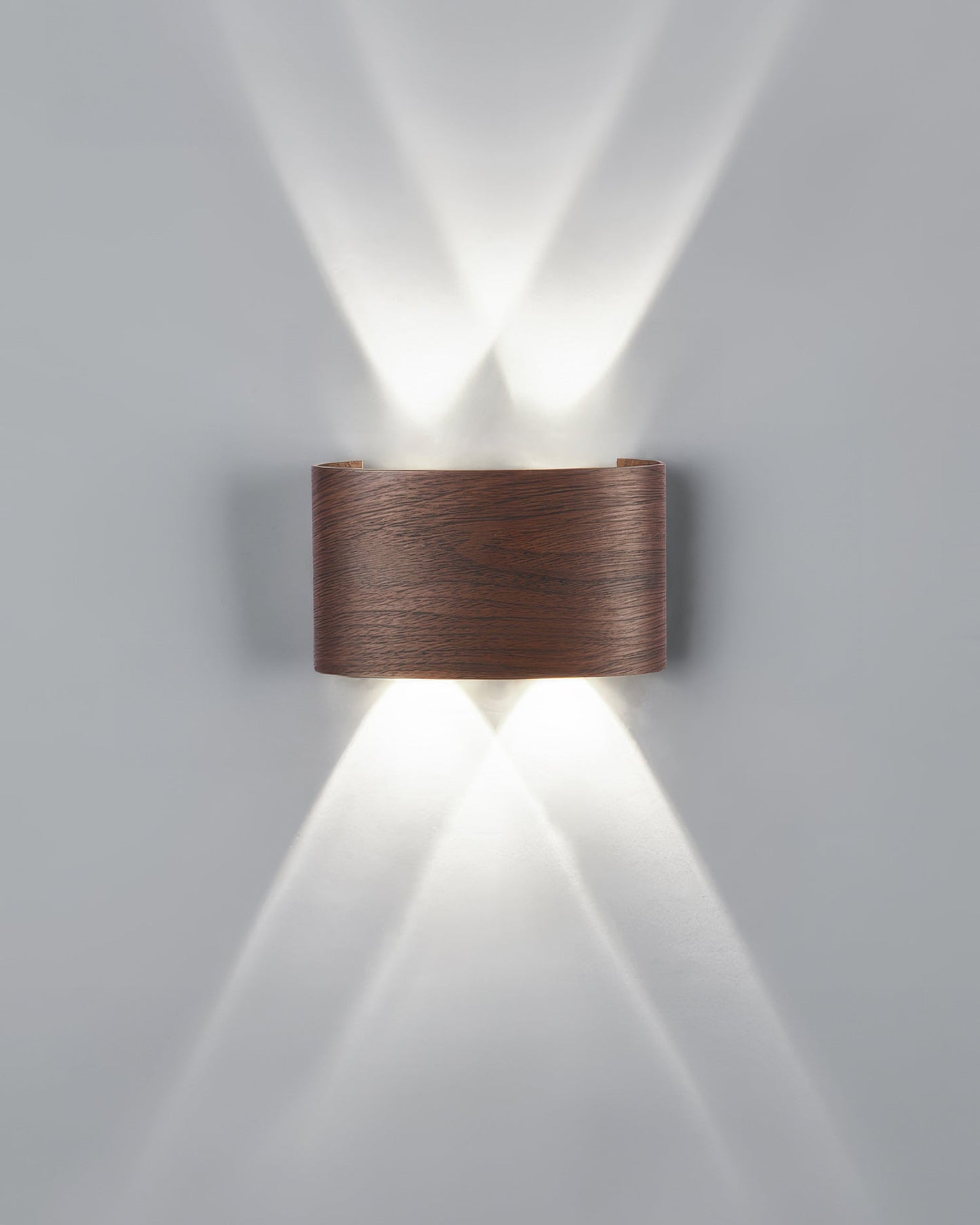 Léa - Applique LED élégante avec finition bois naturel