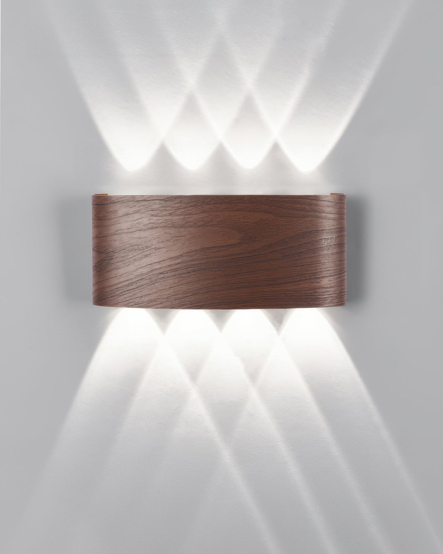 Léa - Applique LED élégante avec finition bois naturel